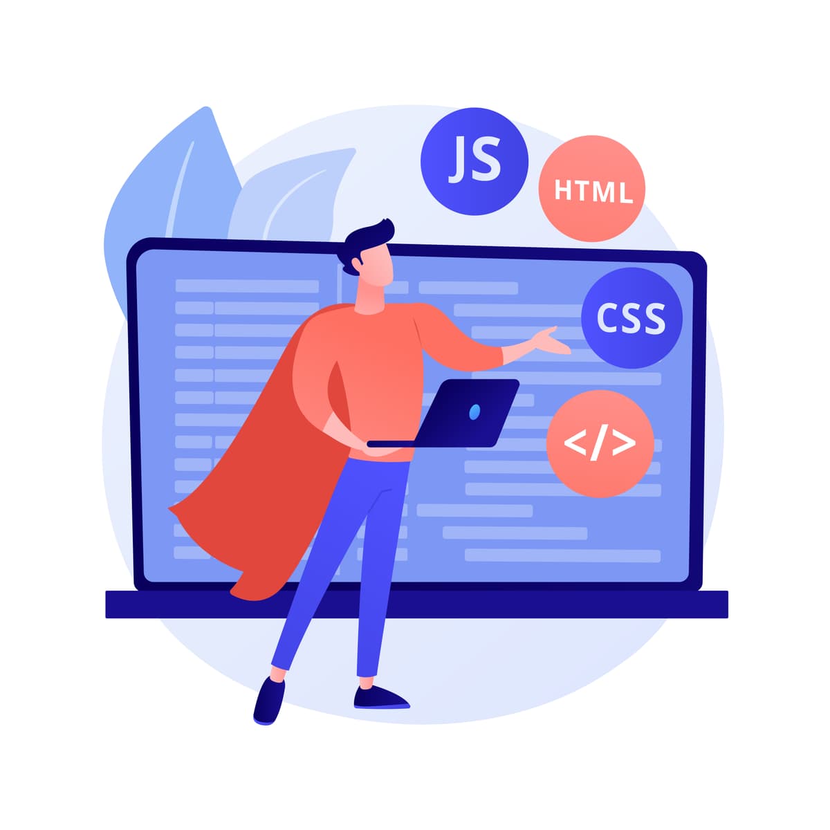 Frontend Developer Illustration