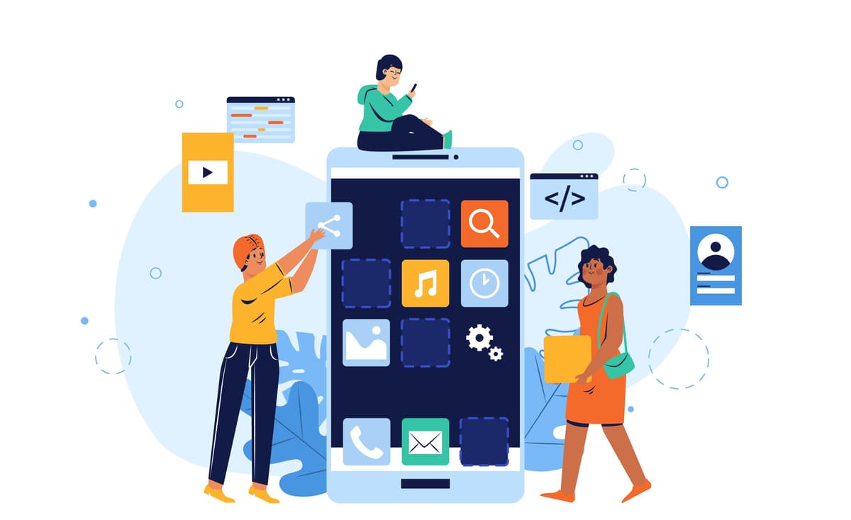 Mobile Developer Illustration